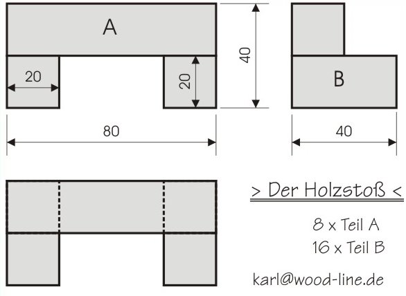 Der Holzstoss - Plan