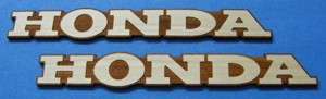Holzgravur HONDA